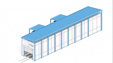 В проекте - окрасочно-сушильная камера уличного типа