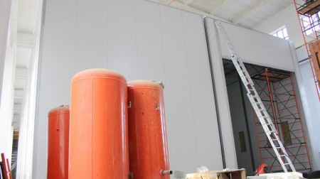 В Екатеринбурге специалистами SPK GROUP устанавливается покрасочно-сушильная камера для Музея РЖД