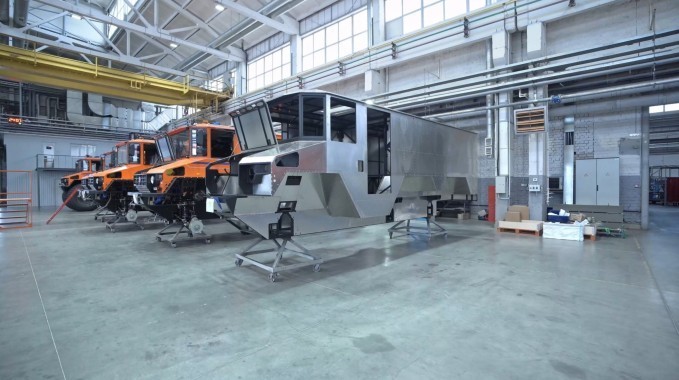 Окрасочная линия для снегоболотоходов «Бурлак»