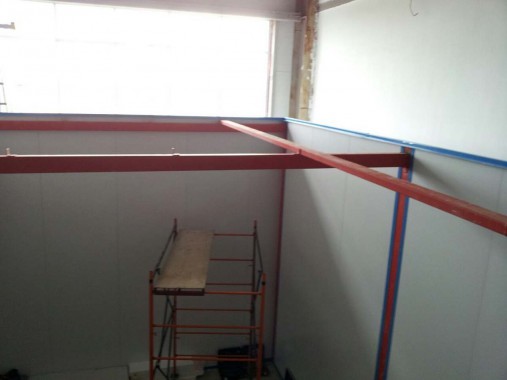 На Заводе по производству дизельных двигателей для локомотивов в г. Астана (Казахстан) SPK GROUP устанавливает камеру для смешивания и хранения красок