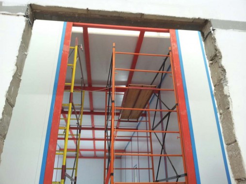 На Заводе по производству дизельных двигателей для локомотивов в г. Астана (Казахстан) SPK GROUP устанавливает камеру для смешивания и хранения красок