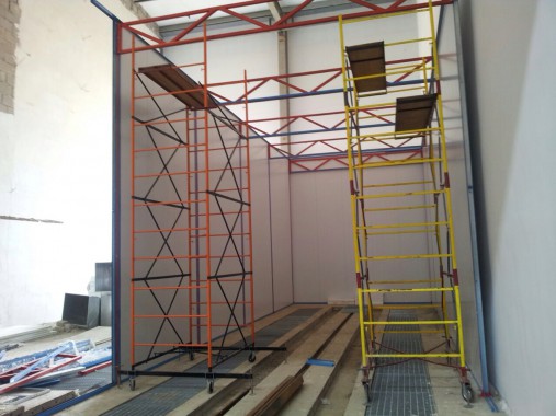 На Заводе по строительству дизельных двигателей в Астане (Казахстан) SPK Group устанавливает покрасочно-сушильную камеру