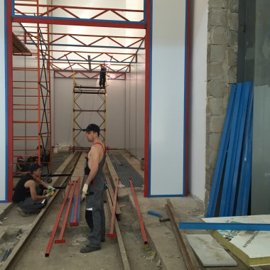 На Заводе по строительству дизельных двигателей в Астане (Казахстан) SPK Group устанавливает покрасочно-сушильную камеру