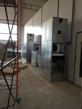 На Заводе по строительству дизельных двигателей в Астане (Казахстан) SPK Group устанавливает покрасочно-сушильную камеру