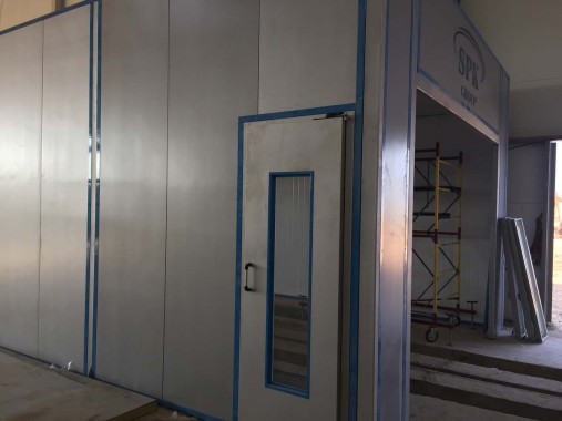 В столице республики Казахстан в Астане на Заводе по производству дизельных двигателей специалистами SPK Group возводится проходная моечная камера для дизельных двигателей