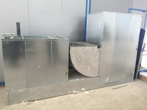 В столице республики Казахстан в Астане на Заводе по производству дизельных двигателей специалистами SPK Group возводится проходная моечная камера для дизельных двигателей