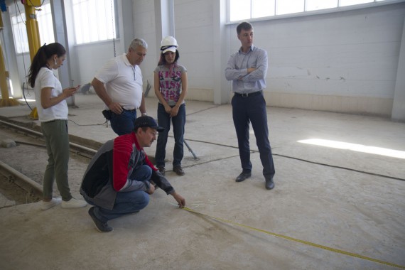 Определение точек подключение технологического оборудования на Заводе по производству дизельных двигателей для локомотивов в Астане (Казахстан)