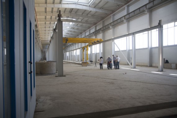 Определение точек подключение технологического оборудования на Заводе по производству дизельных двигателей для локомотивов в Астане (Казахстан)