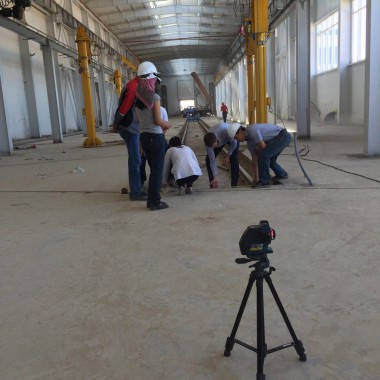 Определение точек подключение технологического оборудования на Заводе по производству дизельных двигателей для локомотивов в Астане (Казахстан)