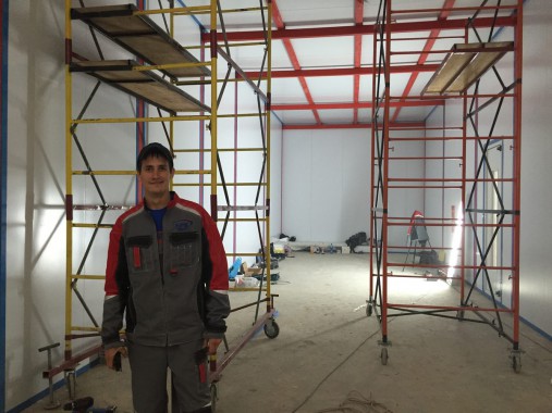 Возведение камеры SPK GROUP для смешивания и хранения красок на Заводе по производству дизельных двигателей (г. Астана) Возведение камеры SPK GROUP для смешивания и хранения красок на Заводе по производству дизельных двигателей (г. Астана)