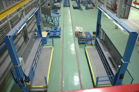 Расстановка нестандартного оборудования на Заводе по производству дизельных двигателей GEVO в Астане