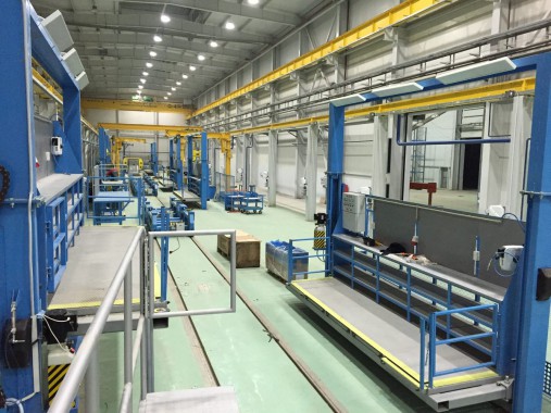 Расстановка нестандартного оборудования на Заводе по производству дизельных двигателей GEVO в Астане