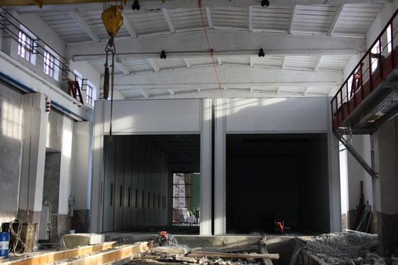 В Екатеринбурге специалистами SPK GROUP устанавливается покрасочно-сушильная камера для Музея РЖД