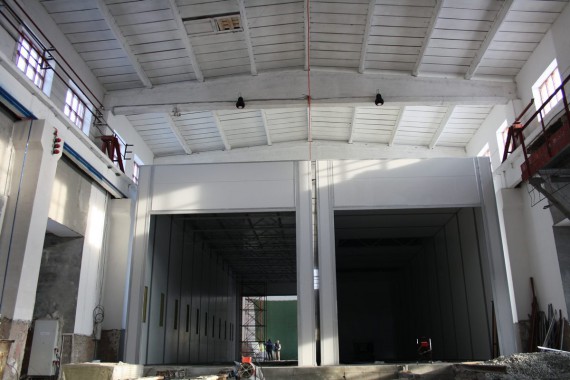 В Екатеринбурге специалистами SPK GROUP устанавливается покрасочно-сушильная камера для Музея РЖД