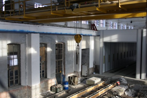 В Екатеринбурге специалистами SPK GROUP устанавливается покрасочно-сушильная камера для Музея РЖД