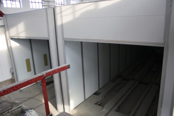 В Екатеринбурге специалистами SPK GROUP устанавливается покрасочно-сушильная камера для Музея РЖД