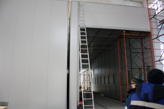 В Екатеринбурге специалистами SPK GROUP устанавливается покрасочно-сушильная камера для Музея РЖД