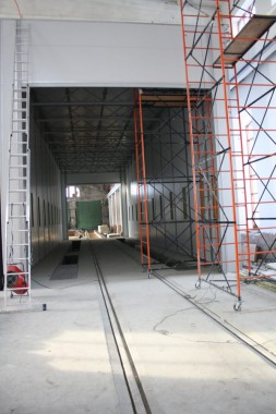 В Екатеринбурге специалистами SPK GROUP устанавливается покрасочно-сушильная камера для Музея РЖД