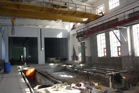 SPK GROUP производит модернизацию дробеструйной камеры для Музея РЖД в Екатеринбурге