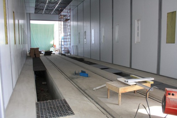 SPK GROUP производит модернизацию дробеструйной камеры для Музея РЖД в Екатеринбурге