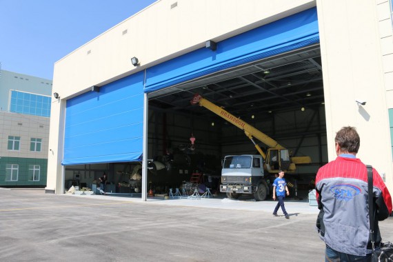 Строительство покрасочно-сушильной камеры для авиационной техники в Астане близится к финальному этапу