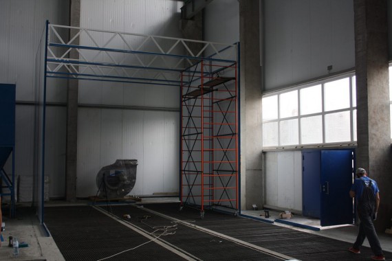 Специалисты SPK GROUP приступили к строительству дробеструйной камеры в г. Миасс