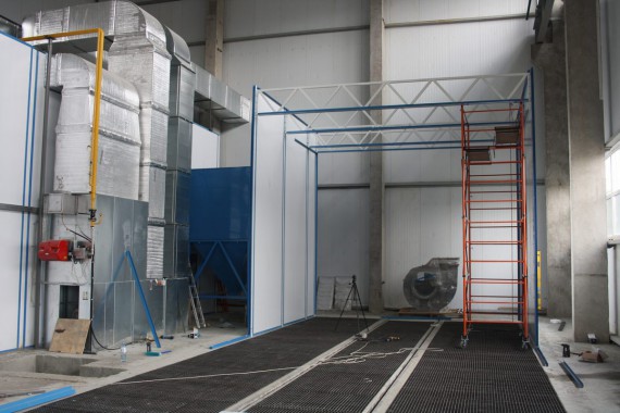 Специалисты SPK GROUP приступили к строительству дробеструйной камеры в г. Миасс