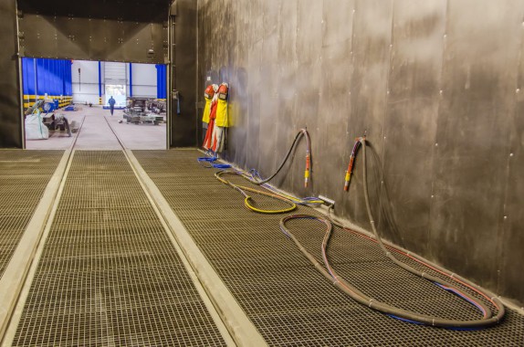 В г. Миасс команда SPK GROUP завершила работу по возведению дробеструйной и окрасочно-сушильной камер