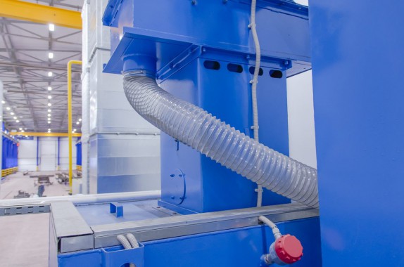 В г. Миасс команда SPK GROUP завершила работу по возведению дробеструйной и окрасочно-сушильной камер