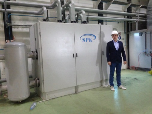 Электровозосборочный завод. Окрасочно-сушильная камера для ж/д.