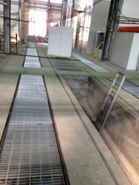 Строительство покрасочной камеры для локомотивов с рабочей температурой до 80 град. С SPK-22.6.6