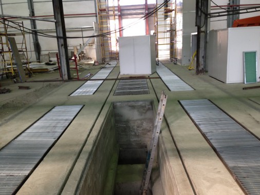 Строительство покрасочной камеры для локомотивов с рабочей температурой до 80 град. С SPK-22.6.6