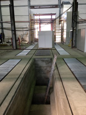 Строительство покрасочной камеры для локомотивов с рабочей температурой до 80 град. С SPK-22.6.6