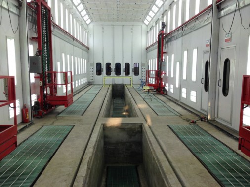 Покрасочная камера для локомотивов с рабочей температурой до 80°С  SPK-22.6.6, г. Шадринск Покрасочная камера для локомотивов с рабочей температурой до 80°С  SPK-22.6.6, г. Шадринск