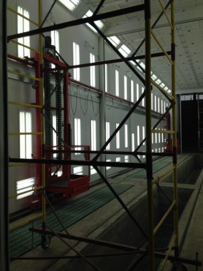 Покрасочная камера для локомотивов с рабочей температурой до 80°С  SPK-22.6.6, г. Шадринск Покрасочная камера для локомотивов с рабочей температурой до 80°С  SPK-22.6.6, г. Шадринск