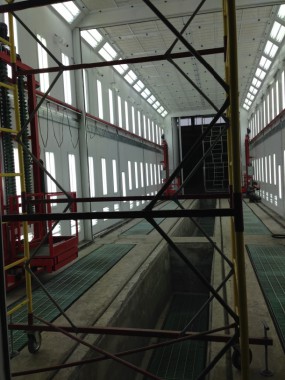 Покрасочная камера для локомотивов с рабочей температурой до 80°С  SPK-22.6.6, г. Шадринск Покрасочная камера для локомотивов с рабочей температурой до 80°С  SPK-22.6.6, г. Шадринск