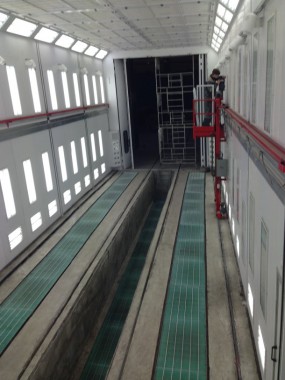 Покрасочная камера для локомотивов с рабочей температурой до 80°С  SPK-22.6.6, г. Шадринск Покрасочная камера для локомотивов с рабочей температурой до 80°С  SPK-22.6.6, г. Шадринск