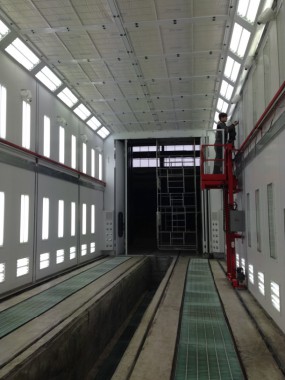 Покрасочная камера для локомотивов с рабочей температурой до 80°С  SPK-22.6.6, г. Шадринск Покрасочная камера для локомотивов с рабочей температурой до 80°С  SPK-22.6.6, г. Шадринск