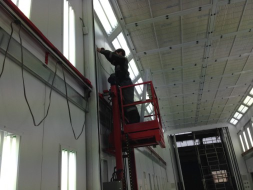 Покрасочная камера для локомотивов с рабочей температурой до 80°С  SPK-22.6.6, г. Шадринск Покрасочная камера для локомотивов с рабочей температурой до 80°С  SPK-22.6.6, г. Шадринск