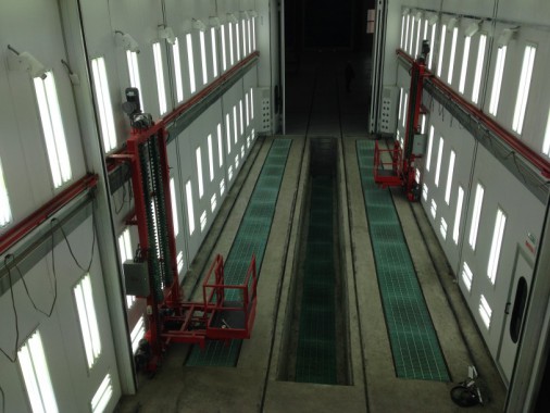 Покрасочная камера для локомотивов с рабочей температурой до 80°С  SPK-22.6.6, г. Шадринск Покрасочная камера для локомотивов с рабочей температурой до 80°С  SPK-22.6.6, г. Шадринск