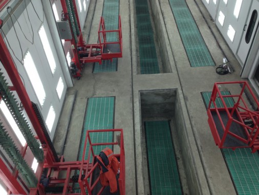 Покрасочная камера для локомотивов с рабочей температурой до 80°С  SPK-22.6.6, г. Шадринск Покрасочная камера для локомотивов с рабочей температурой до 80°С  SPK-22.6.6, г. Шадринск