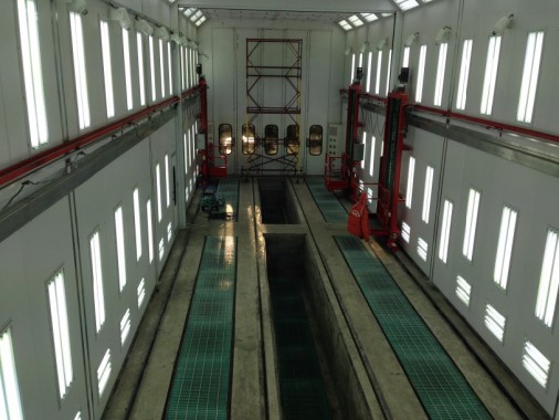 Покрасочная камера для локомотивов с рабочей температурой до 80°С  SPK-22.6.6, г. Шадринск Покрасочная камера для локомотивов с рабочей температурой до 80°С  SPK-22.6.6, г. Шадринск