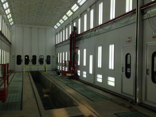 Покрасочная камера для локомотивов с рабочей температурой до 80°С  SPK-22.6.6, г. Шадринск Покрасочная камера для локомотивов с рабочей температурой до 80°С  SPK-22.6.6, г. Шадринск