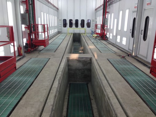 Покрасочная камера для локомотивов с рабочей температурой до 80°С  SPK-22.6.6, г. Шадринск Покрасочная камера для локомотивов с рабочей температурой до 80°С  SPK-22.6.6, г. Шадринск