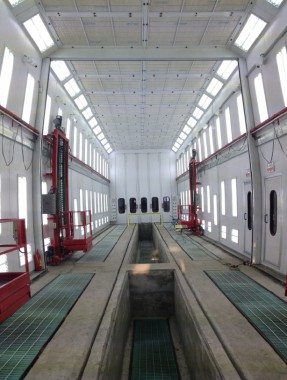 Покрасочная камера для локомотивов с рабочей температурой до 80°С  SPK-22.6.6, г. Шадринск Покрасочная камера для локомотивов с рабочей температурой до 80°С  SPK-22.6.6, г. Шадринск