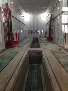 Покрасочная камера для локомотивов с рабочей температурой до 80°С  SPK-22.6.6, г. Шадринск Покрасочная камера для локомотивов с рабочей температурой до 80°С  SPK-22.6.6, г. Шадринск