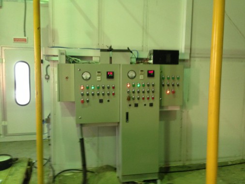 Покрасочная камера для локомотивов с рабочей температурой до 80°С  SPK-22.6.6, г. Шадринск Покрасочная камера для локомотивов с рабочей температурой до 80°С  SPK-22.6.6, г. Шадринск