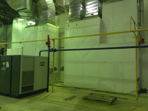 Покрасочная камера для локомотивов с рабочей температурой до 80°С  SPK-22.6.6, г. Шадринск Покрасочная камера для локомотивов с рабочей температурой до 80°С  SPK-22.6.6, г. Шадринск