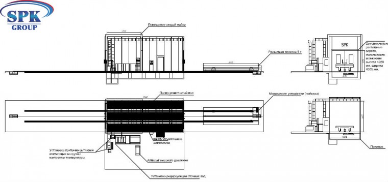 Обитаемая моечно-сушильная камера проходного типа SPK-М 11.4.4 Россия Обитаемая моечно-сушильная камера проходного типа SPK-М 11.4.4 Россия