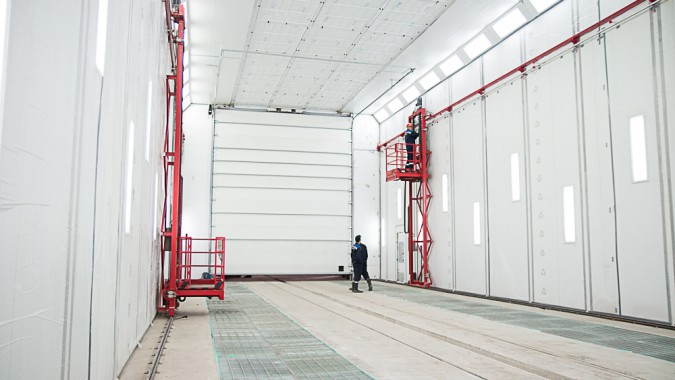 Строительство покрасочно-сушильной камеры для оборудования химической, нефтяной и газовой промышленности г. Димитровград, Завод ООО "Димитровградхиммаш"